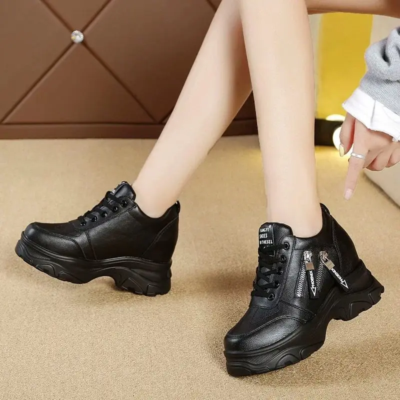 Platform Women Shoes 2022 New Fashion Dad Shoes Spring Female Casual Sneakers Wedge High Heel Beige/White Sneakers Zipper
Platform Women Shoes 2022 New Fashion Dad Shoes Spring Female Casual Sneakers Wedge High Heel Beige/White Sneakers Zipper