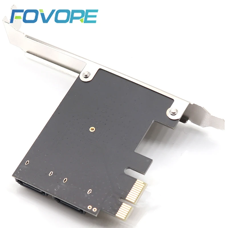 2 Ports SATA 3 III 3.0 6 Gbps SSD to PCIe Adapter PCI-e PCI express x1 Controller Board Expansion Card Support x4 x6 x8 x16
2 Ports SATA 3 III 3.0 6 Gbps SSD to PCIe Adapter PCI-e PCI express x1 Controller Board Expansion Card Support x4 x6 x8 x16