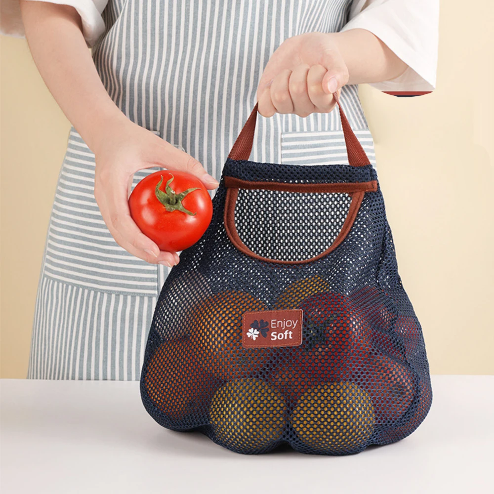 Mesh Bags Kitchen Fruit Green PVC 40 X 28cm Durable Foldable Can Be Hung High Capacity Milky White Navy Blue Food Storage
Mesh Bags Kitchen Fruit Green PVC 40 X 28cm Durable Foldable Can Be Hung High Capacity Milky White Navy Blue Food Storage