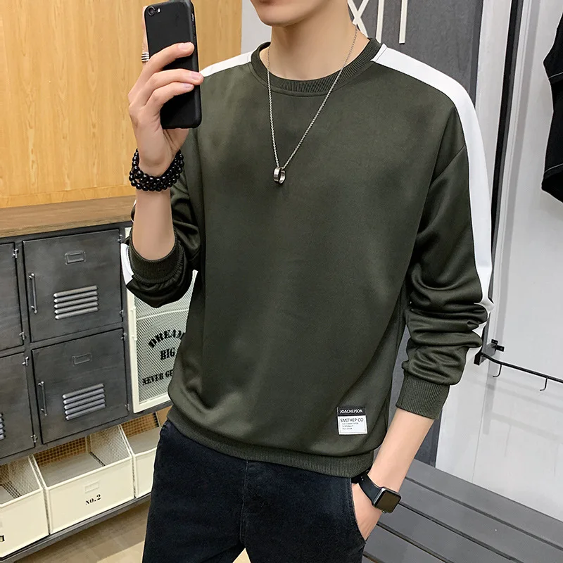 2020 Fashion Plus Velvet Sweatshirt Men's Warm Long sleeved Round Neck Thickening Solid Color Outdoor Casual Men's Sweatshirt
2020 Fashion Plus Velvet Sweatshirt Men's Warm Long sleeved Round Neck Thickening Solid Color Outdoor Casual Men's Sweatshirt