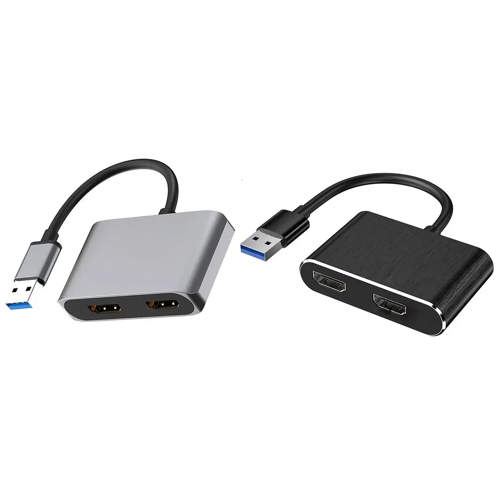USB 3.0 To Dual HDMI-compatible Adapter USB To HDMI-compatible Dual Monitors Display Adapter For Windows 7/8/8.1/10
USB 3.0 To Dual HDMI-compatible Adapter USB To HDMI-compatible Dual Monitors Display Adapter For Windows 7/8/8.1/10