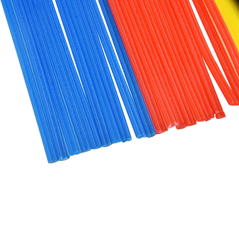 50Pcs PP PVC Plastic Welding Rods 25mm Length Colorful Welding Sticks For PVC Sheet Pipe Products Fairings Repairs
50Pcs PP PVC Plastic Welding Rods 25mm Length Colorful Welding Sticks For PVC Sheet Pipe Products Fairings Repairs