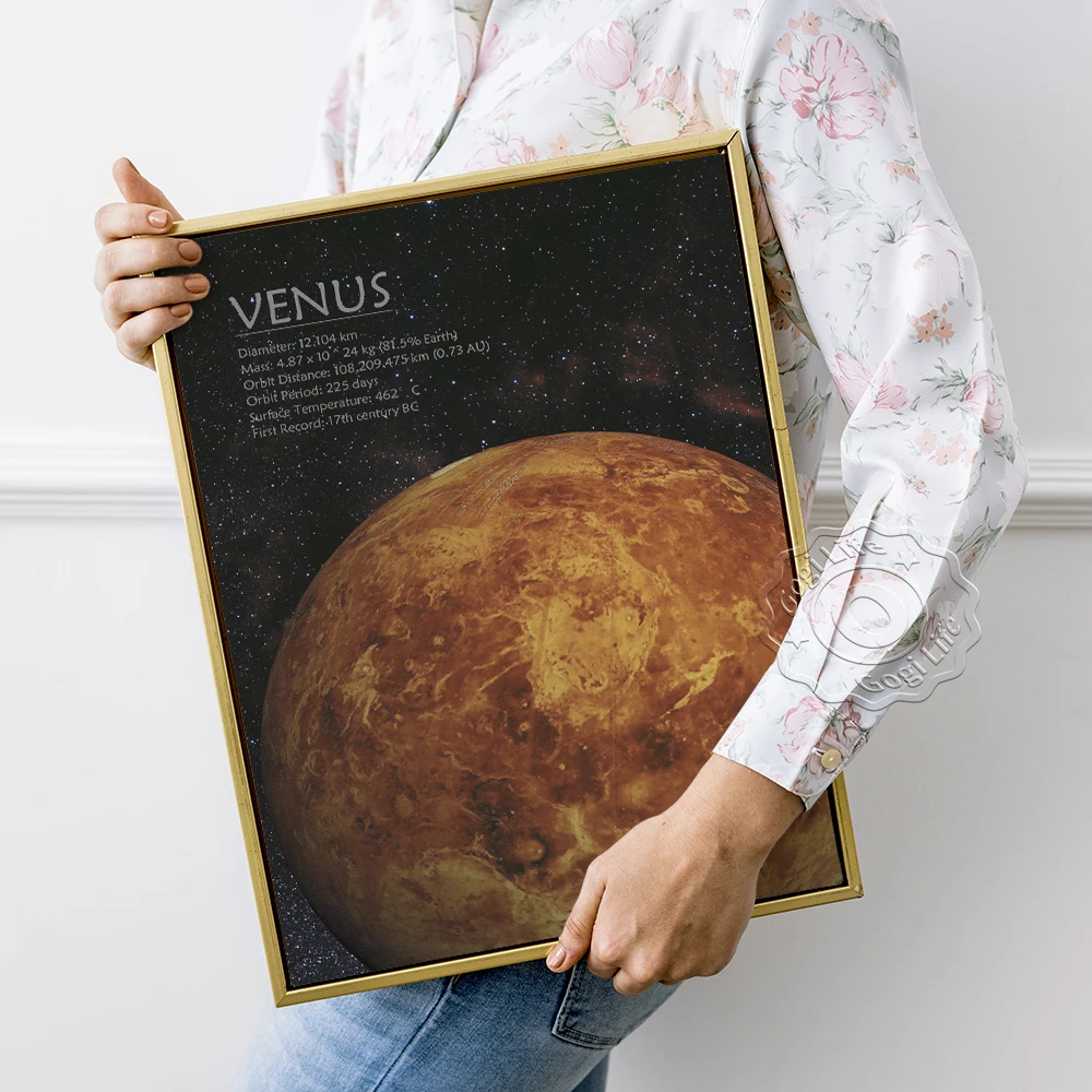 Venus Celestial Illustration Art Prints Poster Outer Space Planet Canvas Painting Universe Modern Minimalist Wall Picture Decor
Venus Celestial Illustration Art Prints Poster Outer Space Planet Canvas Painting Universe Modern Minimalist Wall Picture Decor