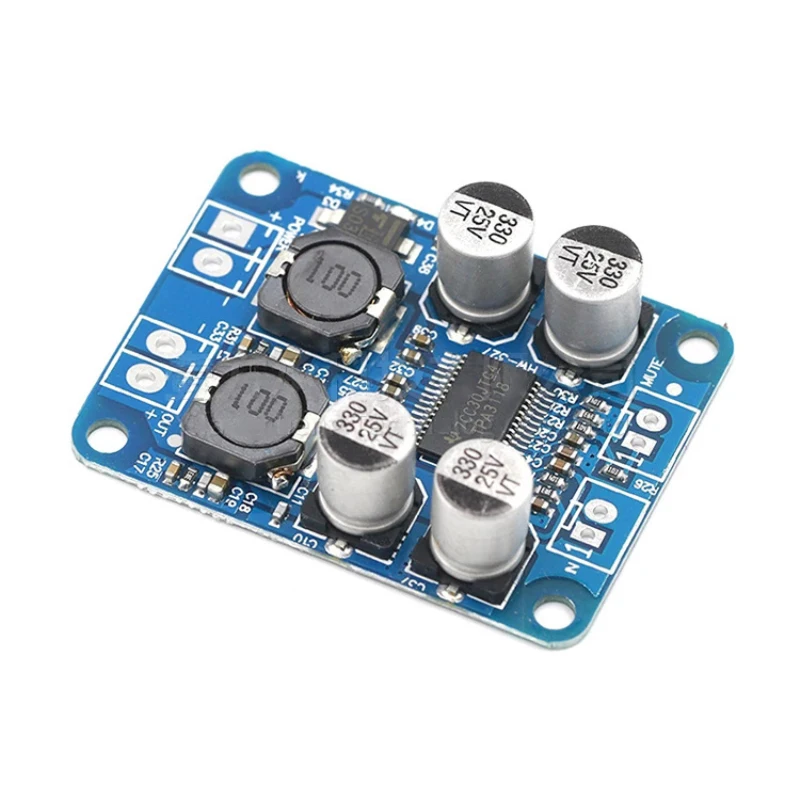 DC8-24V TPA3118 PBTL 60W Mono Digital Audio Amplifier Board AMP Module Chip 1X60W 4-8 Ohms Replace TPA3110 For Arduino
DC8-24V TPA3118 PBTL 60W Mono Digital Audio Amplifier Board AMP Module Chip 1X60W 4-8 Ohms Replace TPA3110 For Arduino