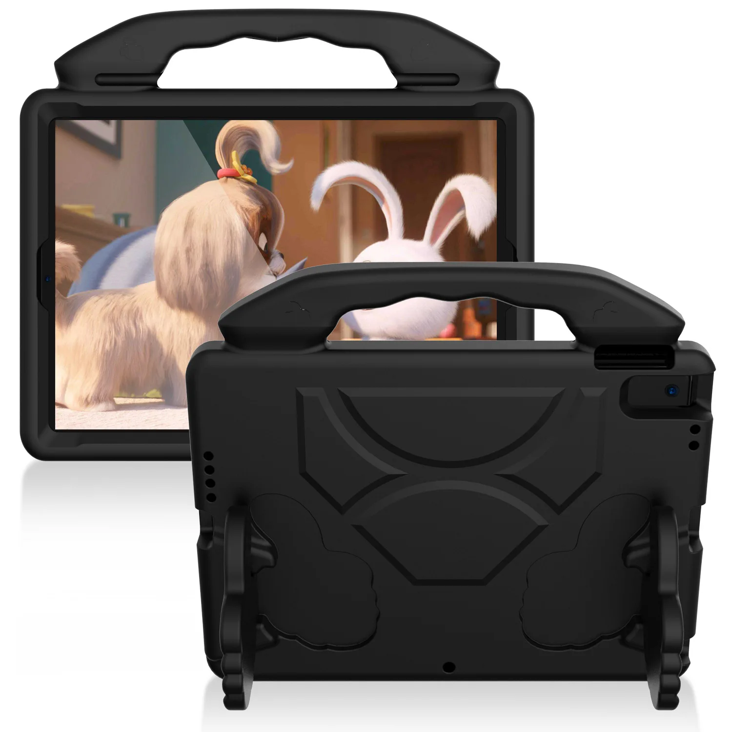 Однотонный умный чехол для iPad 10 2 дюйма 2019 мягкий силиконовый планшета eva задняя