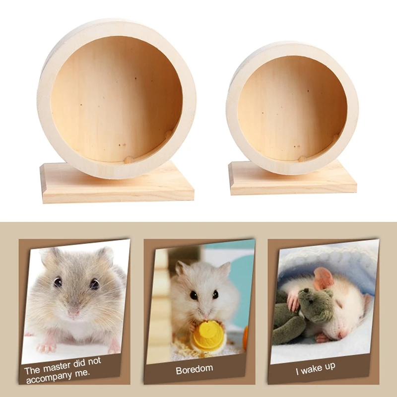 Hamster Wooden Running Wheel Toy Pet Sports Joggings Mute Roller Silent Exercise for Rat Gerbil Mice Chinchillas Hedgehog Supply
Hamster Wooden Running Wheel Toy Pet Sports Joggings Mute Roller Silent Exercise for Rat Gerbil Mice Chinchillas Hedgehog Supply
