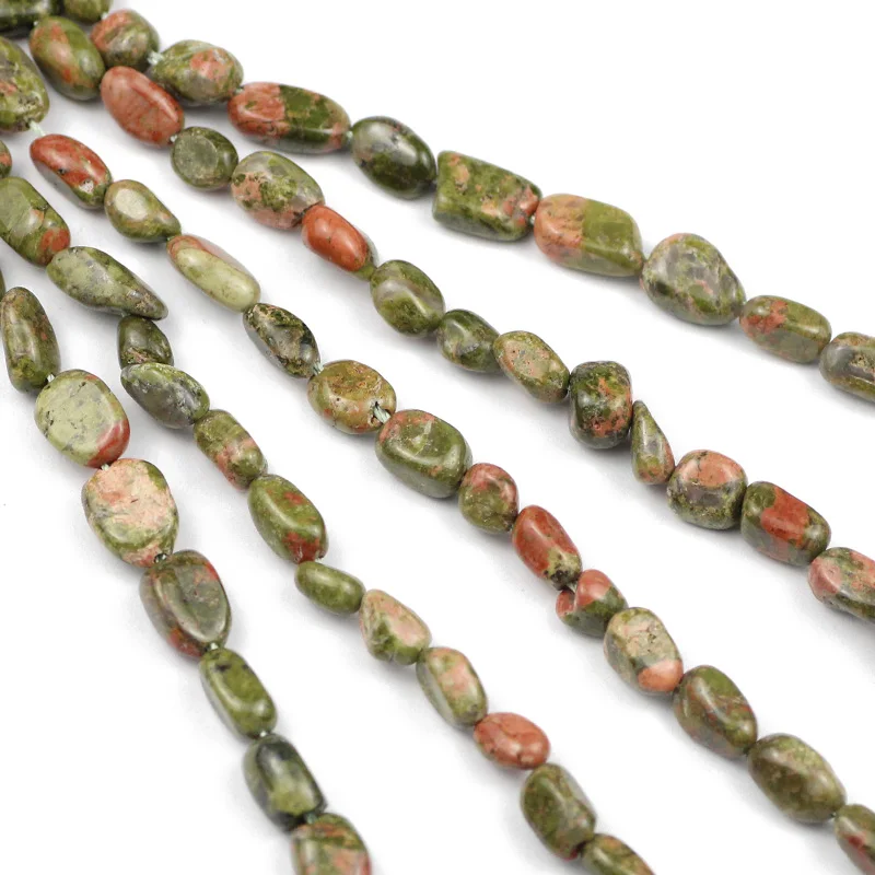 4-8mm Irregular Green Unakite Stone Beads Natural Gem Loose Spacer Beads For Jewelry Making DIY Bracelet Accessories 15"
4-8mm Irregular Green Unakite Stone Beads Natural Gem Loose Spacer Beads For Jewelry Making DIY Bracelet Accessories 15"