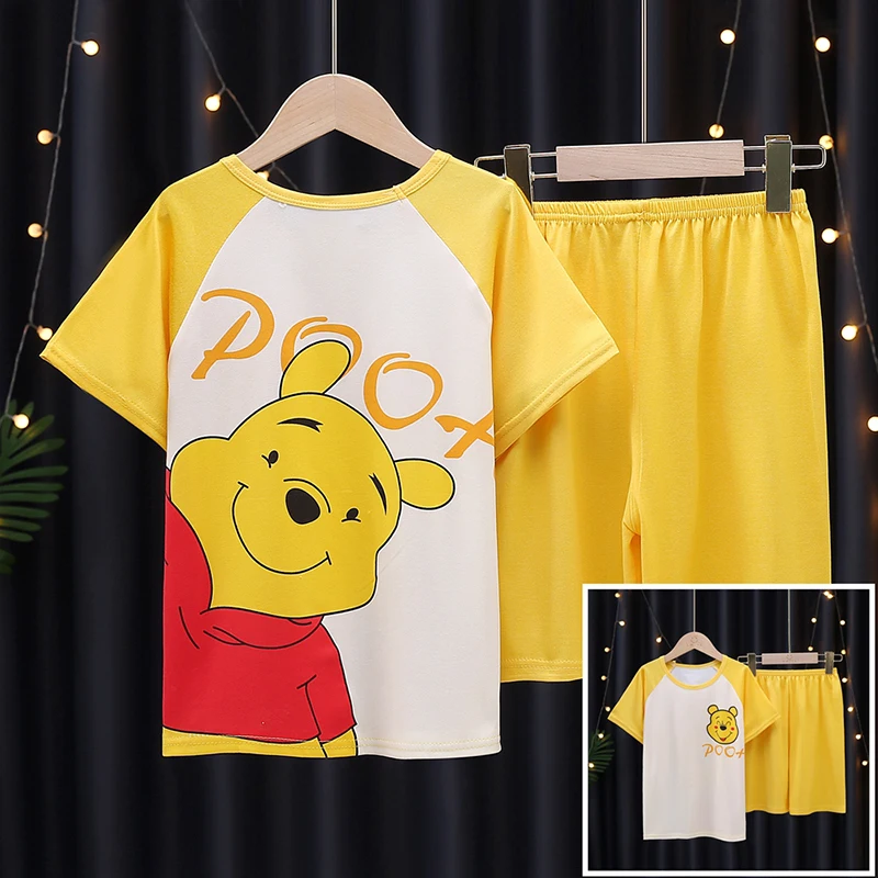 Disney Winnie Pooh Girls Pajamas Set Cartoon Cosy Round For Child Kigurumi Short Sleeve Pyjama Boys Sleepwear Wholesale Clothes
Disney Winnie Pooh Girls Pajamas Set Cartoon Cosy Round For Child Kigurumi Short Sleeve Pyjama Boys Sleepwear Wholesale Clothes