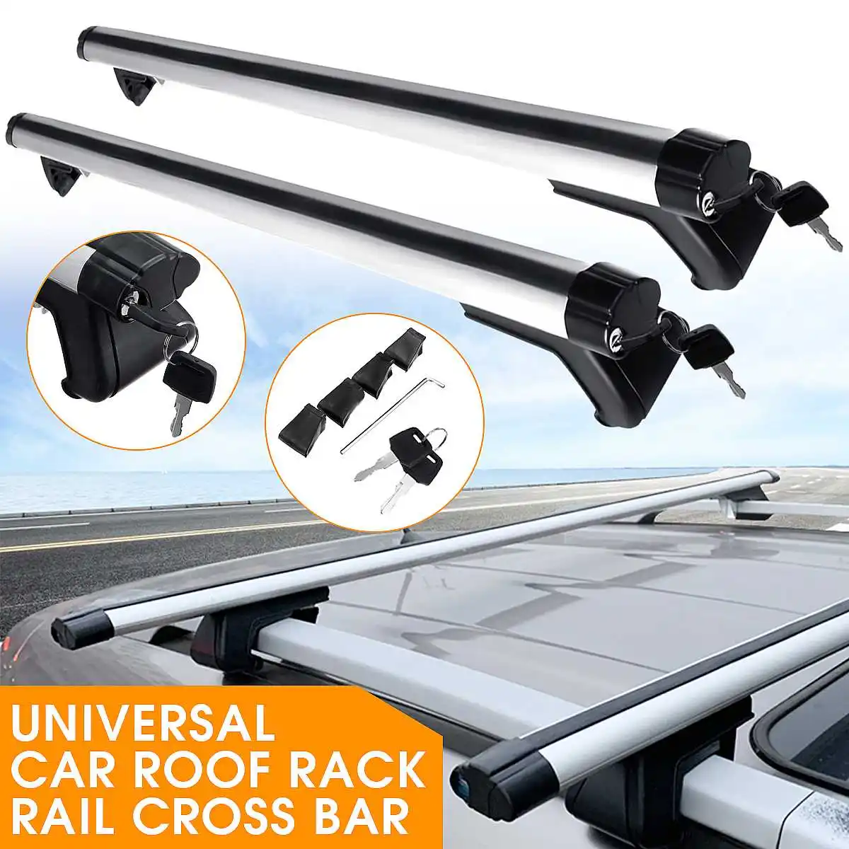 125cm Universal Aluminum Car Top Roof Waterproof Top Bag Storage Luggage Rack Cross Bar Carrier Adjustable Window
125cm Universal Aluminum Car Top Roof Waterproof Top Bag Storage Luggage Rack Cross Bar Carrier Adjustable Window