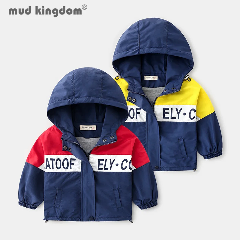 Mudkingdom Boys Patchwork Hooded Jacket Letter Zipper Button Long Sleeve Tops Toddler Windbreaker for Spring Autumn Outerwear
Mudkingdom Boys Patchwork Hooded Jacket Letter Zipper Button Long Sleeve Tops Toddler Windbreaker for Spring Autumn Outerwear