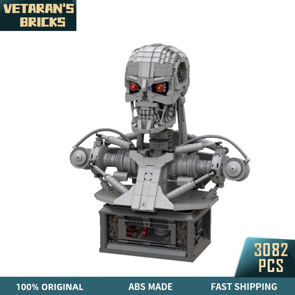 MOC Steel Iron Amoured Terminal Warrior Robot Future Movie Modello Building Blocks Bricks Toy for Kids Children Christmas Gifts
MOC Steel Iron Amoured Terminal Warrior Robot Future Movie Modello Building Blocks Bricks Toy for Kids Children Christmas Gifts
