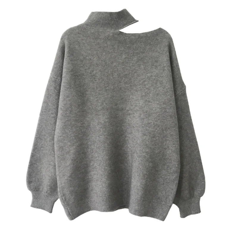 2020 Autumn Off Shoulder Long Sleeve Pullovers Sweater Korean Style Loose Tops All Match Sexy Women Knitted Sweaters Thicken
2020 Autumn Off Shoulder Long Sleeve Pullovers Sweater Korean Style Loose Tops All Match Sexy Women Knitted Sweaters Thicken