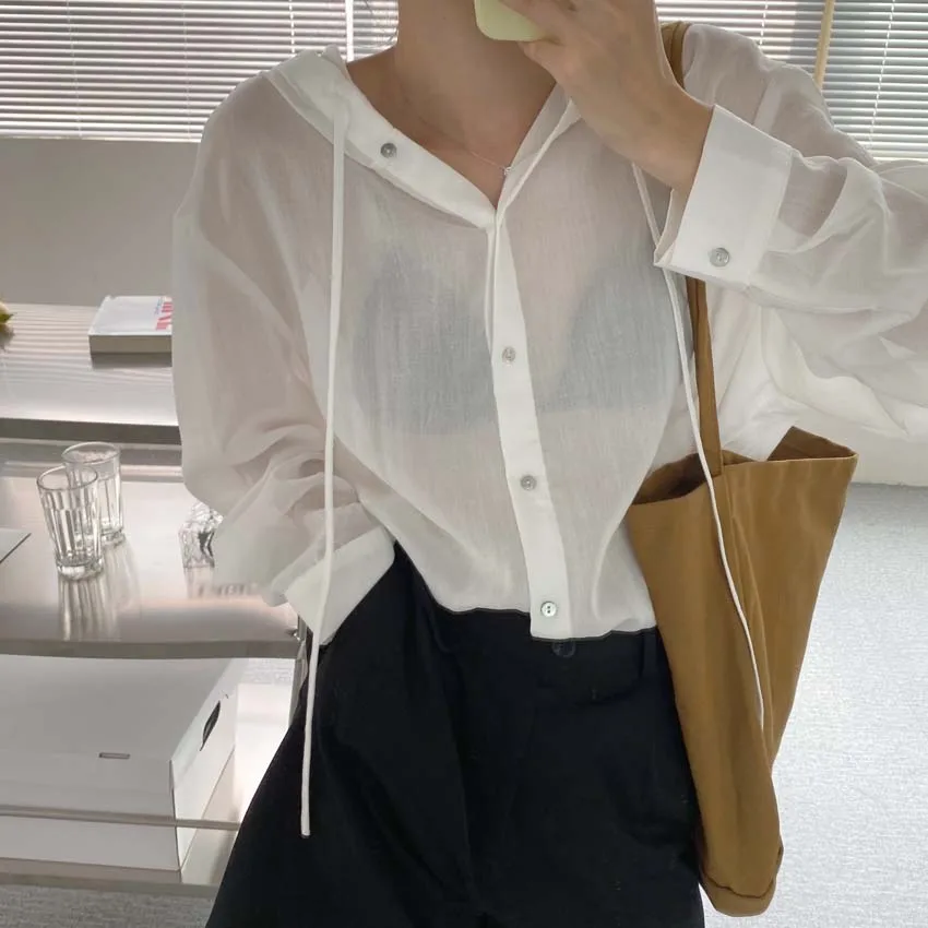 HziriP White Students Fashion Summer Casual Hooded Thin 2021 Sunscreen Sweatshirt All Match Loose Sweatshirts Solid Outwear Tops
HziriP White Students Fashion Summer Casual Hooded Thin 2021 Sunscreen Sweatshirt All Match Loose Sweatshirts Solid Outwear Tops