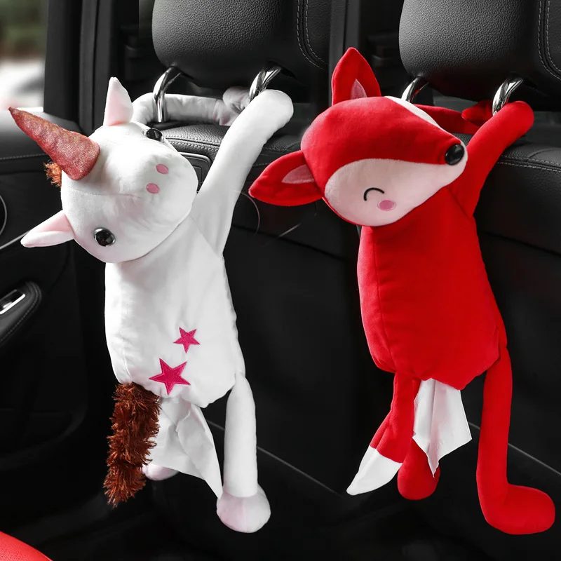 Cartoon Car Tissue Box Creative Cute Animals Rabbit Fox Seat Back Hanging Storage Paper Towel Box Fashion Automobile Supplies
Cartoon Car Tissue Box Creative Cute Animals Rabbit Fox Seat Back Hanging Storage Paper Towel Box Fashion Automobile Supplies