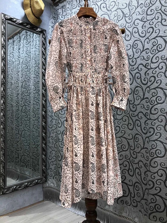 2021 весенне-летнее Новое Женское модное платье с круглым вырезом и вышивкой, с длинным рукавом, 327
2021 весенне-летнее Новое Женское модное платье с круглым вырезом и вышивкой, с длинным рукавом, 327