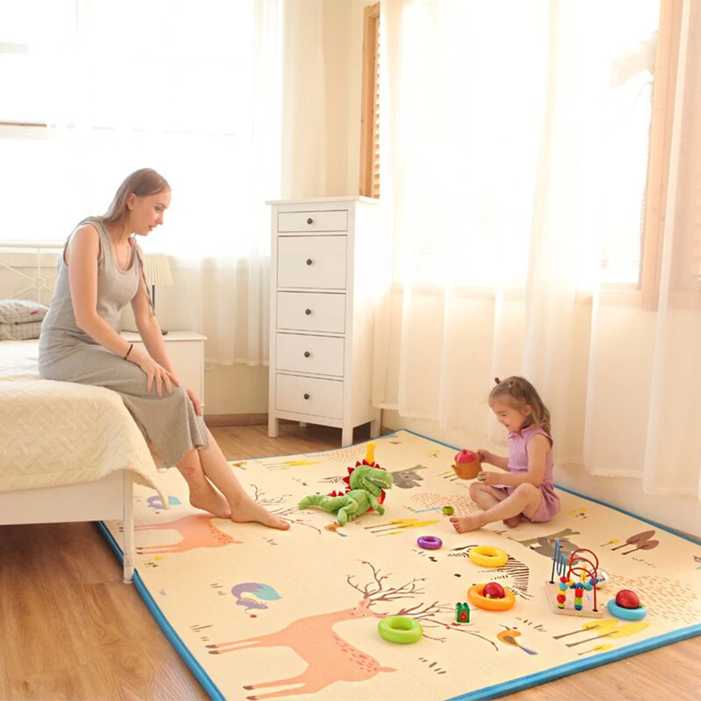 Environmentally Friendly Thick Baby Crawling Play Mat 1cm XPE Folding Mat Carpet Play Mat for Children's Safety Mat Rug Playmat
Environmentally Friendly Thick Baby Crawling Play Mat 1cm XPE Folding Mat Carpet Play Mat for Children's Safety Mat Rug Playmat