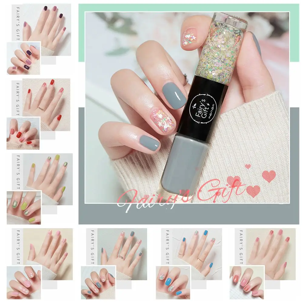Nail Art Non-fading Non-peelable Sequin Nail Polish Quick Drying Free Baking Double-headed
Nail Art Non-fading Non-peelable Sequin Nail Polish Quick Drying Free Baking Double-headed