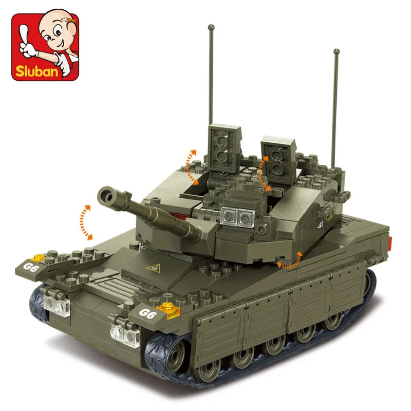 WW2 Military Army War Merkava Tank SLUBAN Assembled Model Heavy Machine Building Blocks Soldiers Figures Bricks Kids Toys Boys
WW2 Military Army War Merkava Tank SLUBAN Assembled Model Heavy Machine Building Blocks Soldiers Figures Bricks Kids Toys Boys