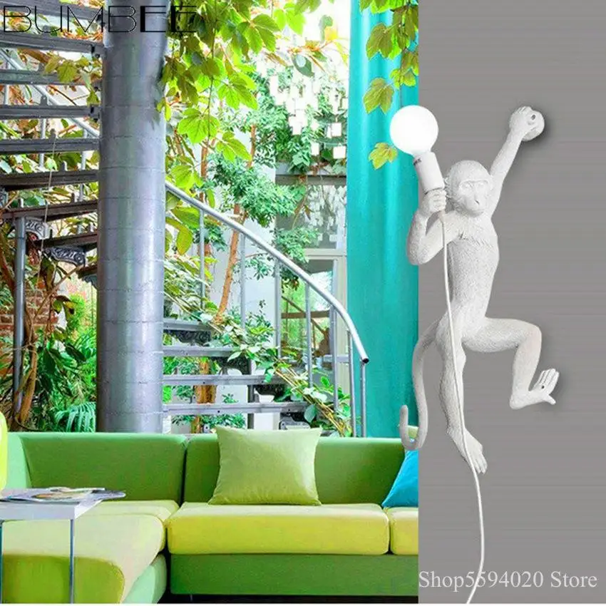 Modern Pendant lights Gold Led Resin Monkey Lamps Living Room Restaurant Bar Bedroom Kitchen Fixtures Pendant Lights Luminaire
Modern Pendant lights Gold Led Resin Monkey Lamps Living Room Restaurant Bar Bedroom Kitchen Fixtures Pendant Lights Luminaire