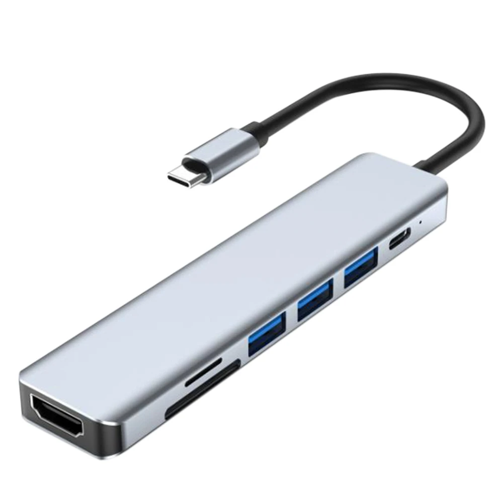 7 in 1 USB3.0 USB2.0 Adapter with 4K HDMI-Compatible Multiport Card Reader SD TF PD Video Multi Ports Adapter
7 in 1 USB3.0 USB2.0 Adapter with 4K HDMI-Compatible Multiport Card Reader SD TF PD Video Multi Ports Adapter