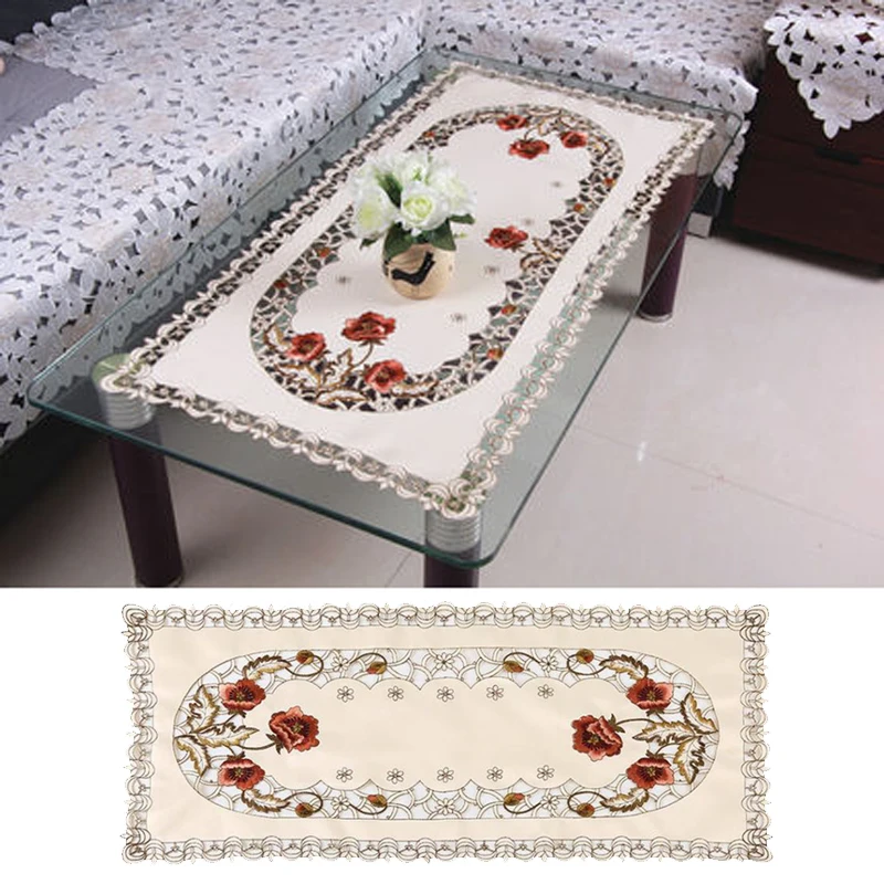 Rectangle Vintage Embroidered Lace Tablecloth Floral Table Cloth/Mat Decoration Floral Satin Fabric Table Cloth Kitchen Decor
Rectangle Vintage Embroidered Lace Tablecloth Floral Table Cloth/Mat Decoration Floral Satin Fabric Table Cloth Kitchen Decor