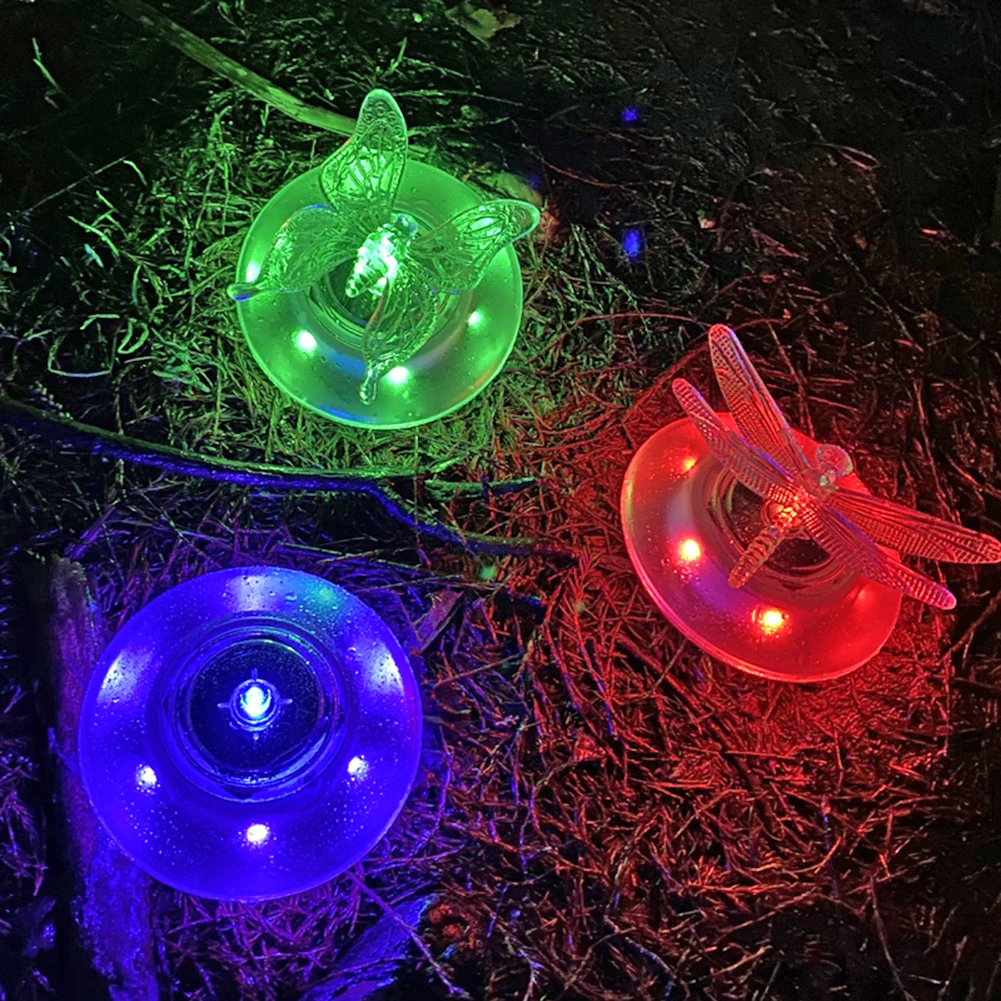 Outdoor Garden Lawn Lights Colorful Butterfly/Dragonfly Solar Powered LED Swimming Pool Pond Underwater Floating Lamp
Outdoor Garden Lawn Lights Colorful Butterfly/Dragonfly Solar Powered LED Swimming Pool Pond Underwater Floating Lamp