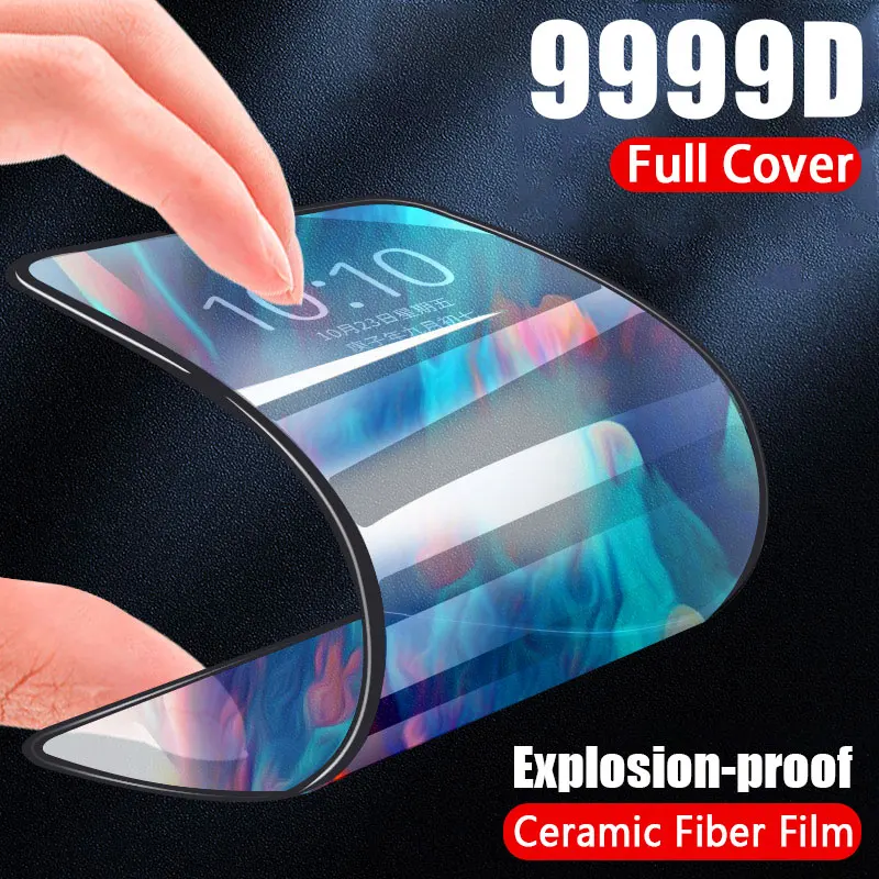 Tempered Protective Glass On For iPhone 11 12 Pro XS MAX XR X Ceramic Fiber Screen Protector Film iPhone 8 7 6 6S Plus SE 2020
Tempered Protective Glass On For iPhone 11 12 Pro XS MAX XR X Ceramic Fiber Screen Protector Film iPhone 8 7 6 6S Plus SE 2020