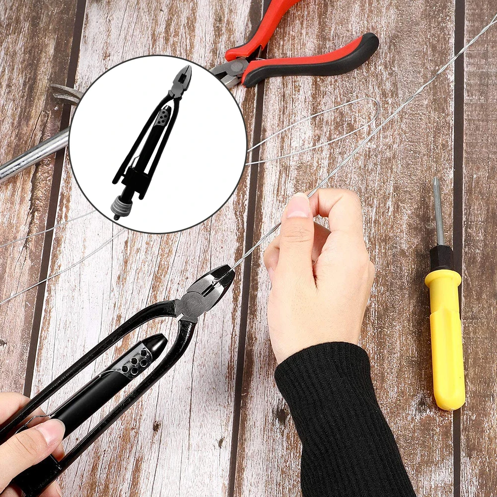 

Wire Twisting Plier 9 Inch Safety Twist Clamp High Carbon Steel Lock Twister Tool Electrical Safety Wire Pliers Torsion Pliers