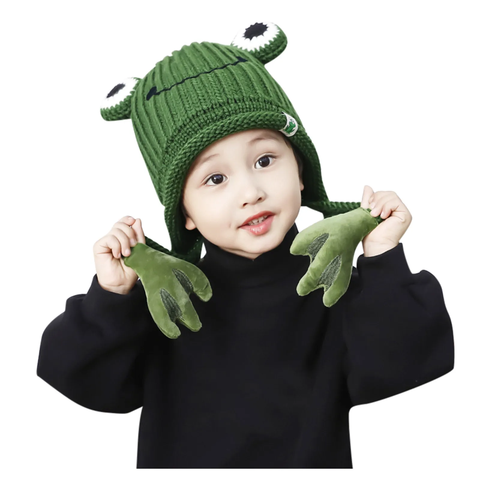Baby hat autumn and winter plus fluffy hat, cute cartoon frog earmuffs, warm hat, knitted hat, winter warm cartoon earmuffs F4*
Baby hat autumn and winter plus fluffy hat, cute cartoon frog earmuffs, warm hat, knitted hat, winter warm cartoon earmuffs F4*