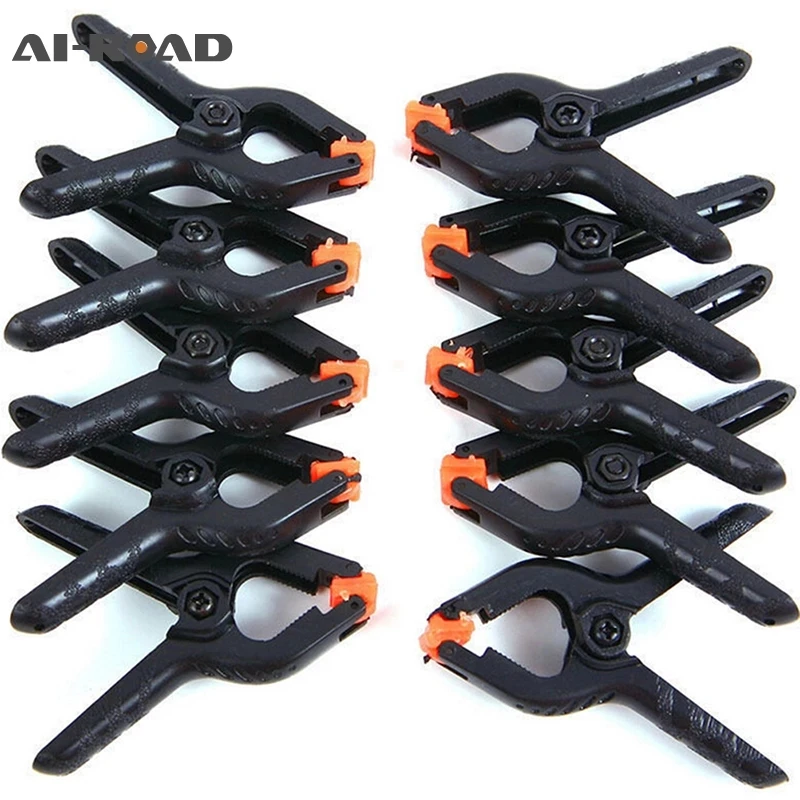 AI-ROAD 10Pcs Spring Clamp A-shape Woodworking Clip 2-9INCH Plastic Nylon Hardware DIY Tool Photo Studio Background Glass Clamp
AI-ROAD 10Pcs Spring Clamp A-shape Woodworking Clip 2-9INCH Plastic Nylon Hardware DIY Tool Photo Studio Background Glass Clamp