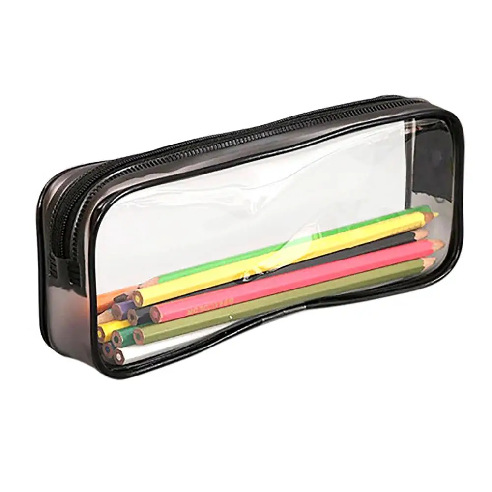 PVC Transparent Zipper Pencil Bag Pen Case Stationery Storage Pouch Organizer Transparent plastic pencil bag
PVC Transparent Zipper Pencil Bag Pen Case Stationery Storage Pouch Organizer Transparent plastic pencil bag