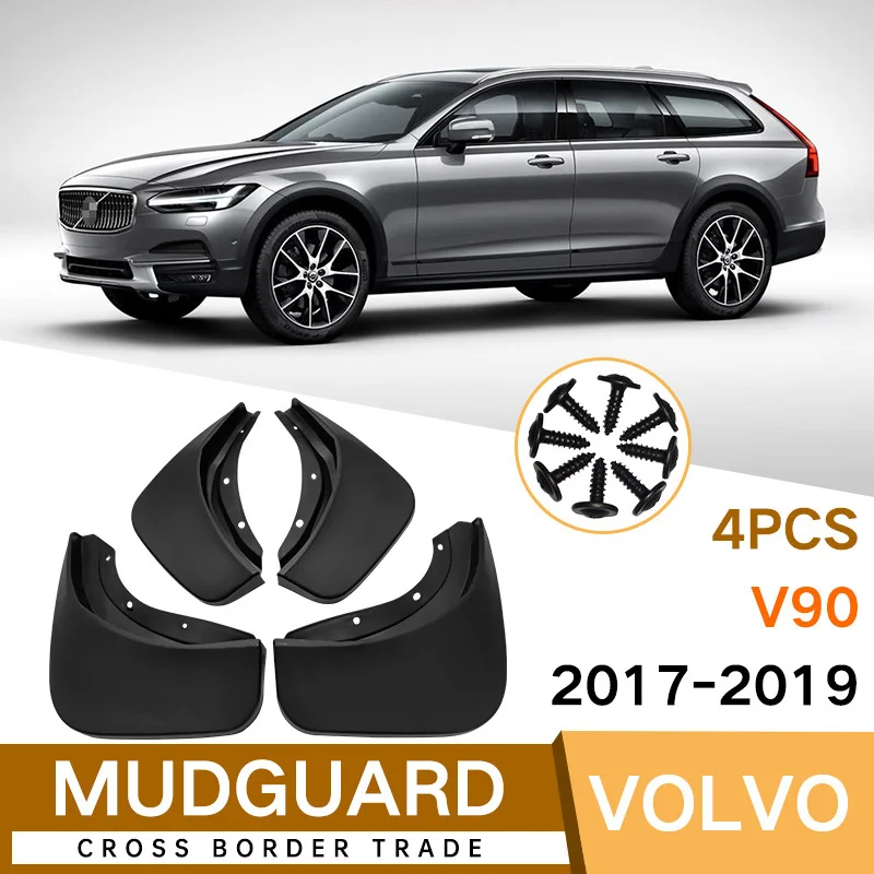 For Volvo V90 2017-2020 Auto Front Rear 4pcs Mudguards Special Fender Mudflaps Car Accessories Splash Guards Molded Mud Flaps
For Volvo V90 2017-2020 Auto Front Rear 4pcs Mudguards Special Fender Mudflaps Car Accessories Splash Guards Molded Mud Flaps
