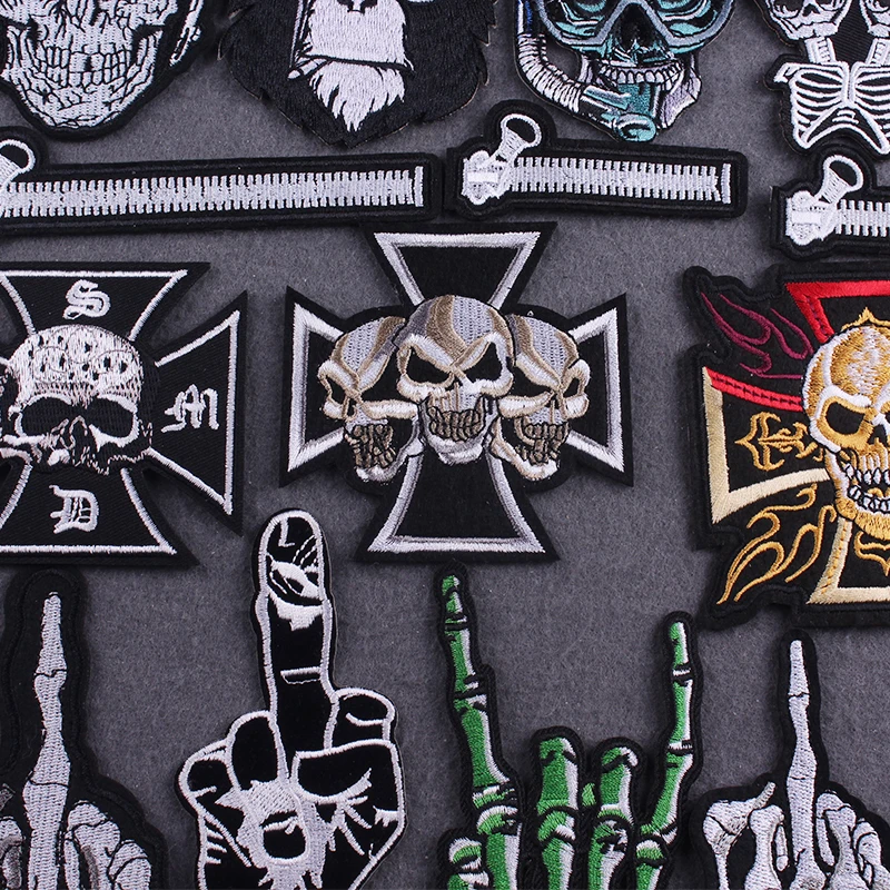 HiPPIE Skull Embroidered Patches For Clothing Accessories Applique Iron on Clothing Patches Fusible Sewing Patches For Clothes
HiPPIE Skull Embroidered Patches For Clothing Accessories Applique Iron on Clothing Patches Fusible Sewing Patches For Clothes