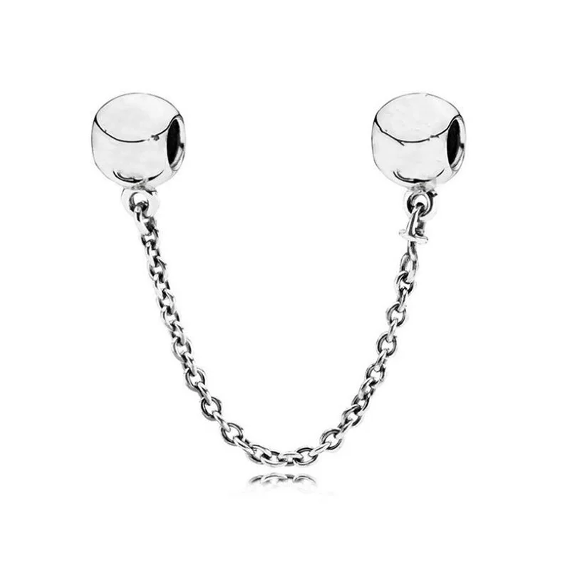 100% 925 Sterling Silver Silvery Round Safety Chain Fit Pandora Women Bracelet & Necklace Diy Jewelry
100% 925 Sterling Silver Silvery Round Safety Chain Fit Pandora Women Bracelet & Necklace Diy Jewelry