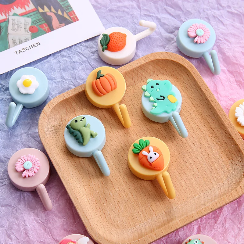 Cute Colorful Wall Hook for Key Holder Coat Towel Hanging Plastic Mask Holder Bathroom Organizer Wall Decor Home Accessories
Cute Colorful Wall Hook for Key Holder Coat Towel Hanging Plastic Mask Holder Bathroom Organizer Wall Decor Home Accessories
