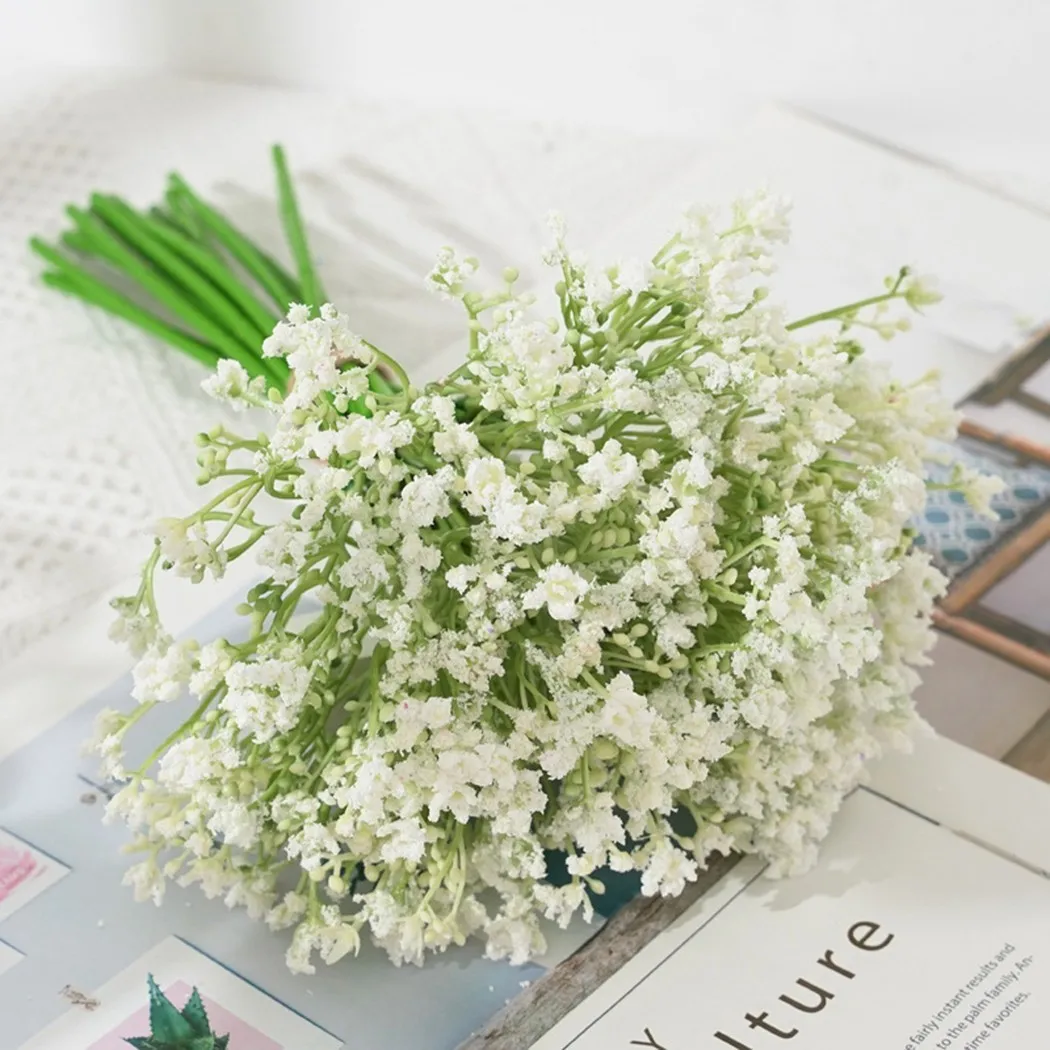 16pcs/32cm Bouquet Gypsophila Breath Fake Silk Artificial Flower Home Wedding Party 2021 New High Quality
16pcs/32cm Bouquet Gypsophila Breath Fake Silk Artificial Flower Home Wedding Party 2021 New High Quality