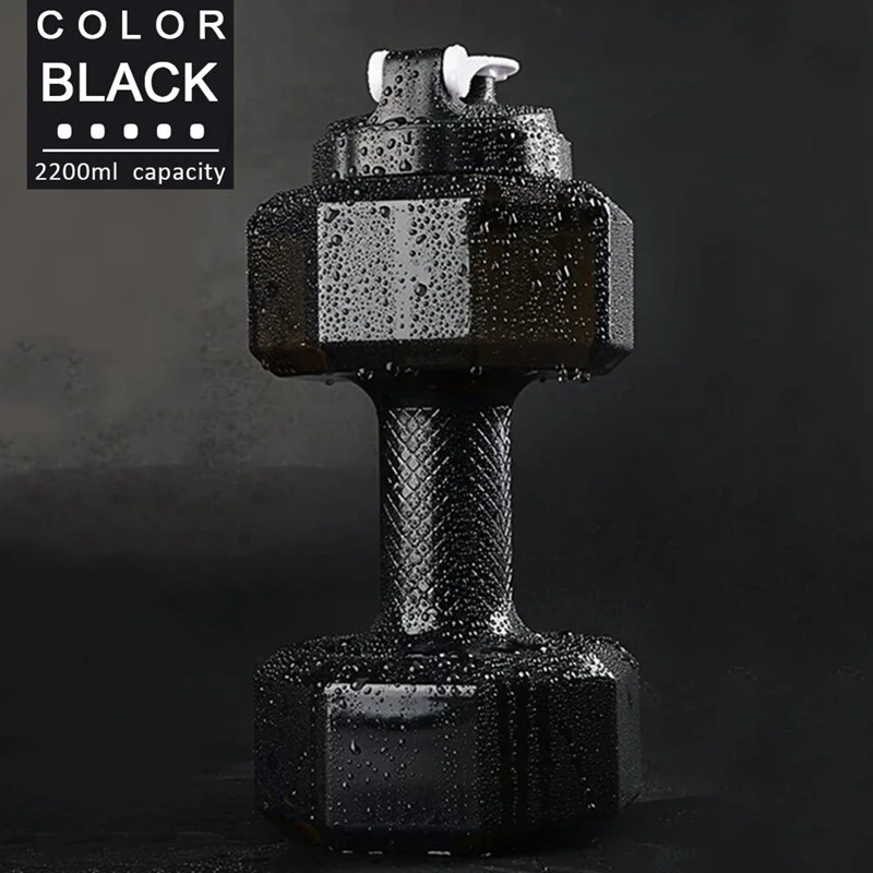 2.2L Dumbbell Shape Water Jug Plastic Fitness Workout Equipment Multi-Purpose Sports Water Bottle Can Be Used
2.2L Dumbbell Shape Water Jug Plastic Fitness Workout Equipment Multi-Purpose Sports Water Bottle Can Be Used