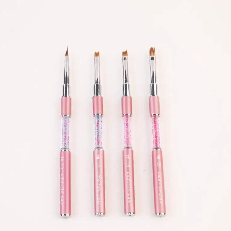 ArtSecret Acrylic French Stripe Nail Art 3D Tips Manicure Extension Drawing Pen UV Gel Brushes SAA-4155 4156 4160 4159 | Красота и