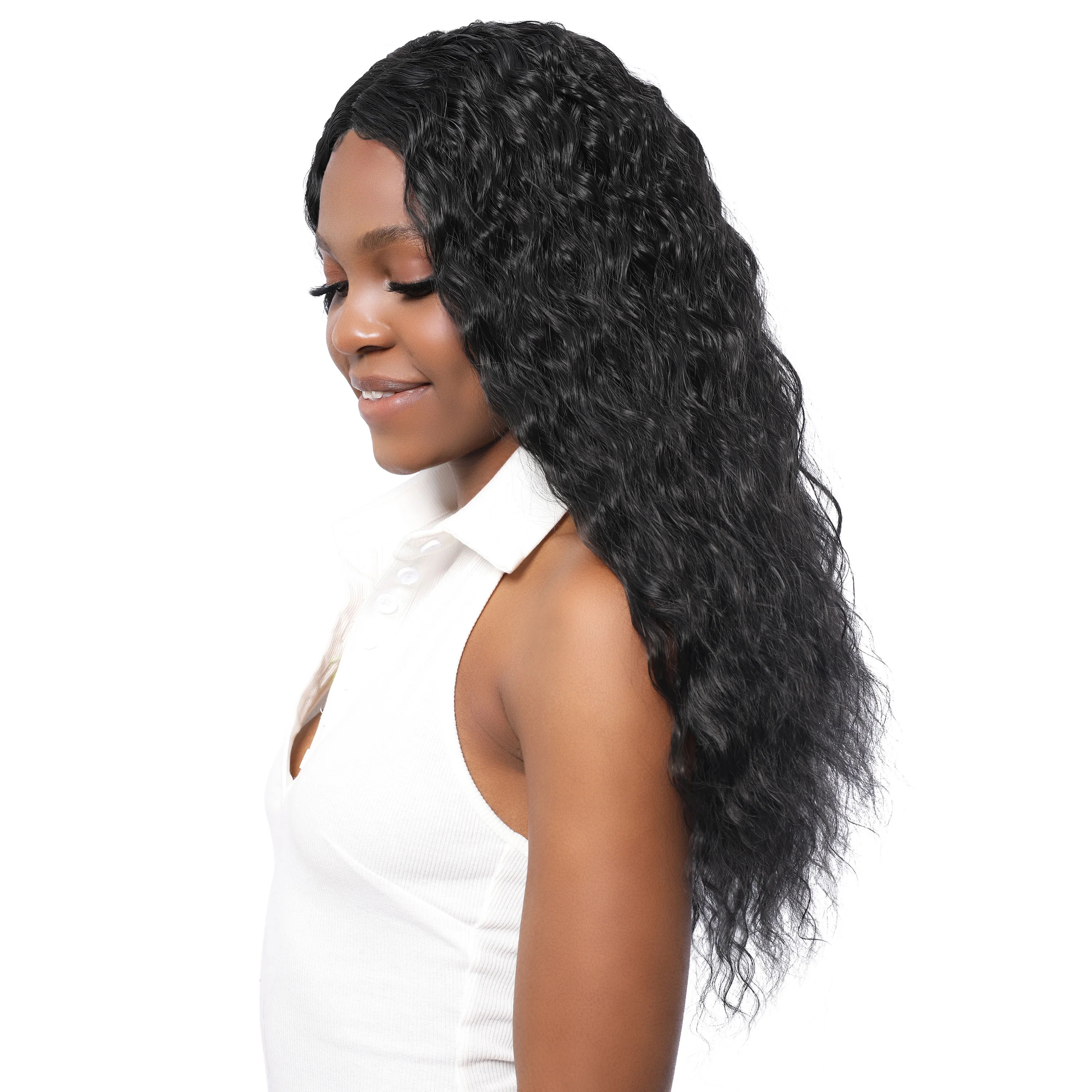 26Inch 180%Density Natural Black Soft Loose Wave Long Glueless Lace Front Wig High temperature With Baby Hair For Women
26Inch 180%Density Natural Black Soft Loose Wave Long Glueless Lace Front Wig High temperature With Baby Hair For Women