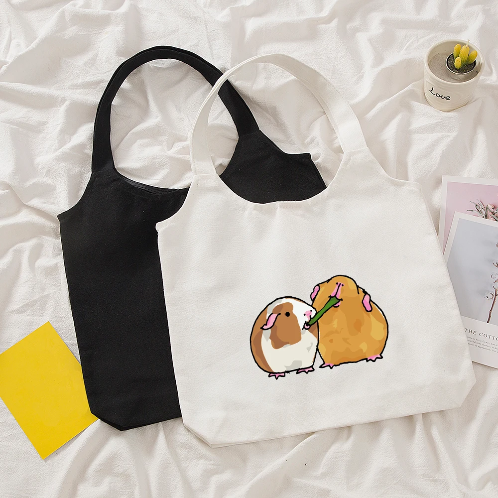 Cute Guinea Pig Print Graphic Canva Tote Harajuku White and Black Eco Foldable Bag Shopping Travel Reusable Large Capacity Totes
Cute Guinea Pig Print Graphic Canva Tote Harajuku White and Black Eco Foldable Bag Shopping Travel Reusable Large Capacity Totes