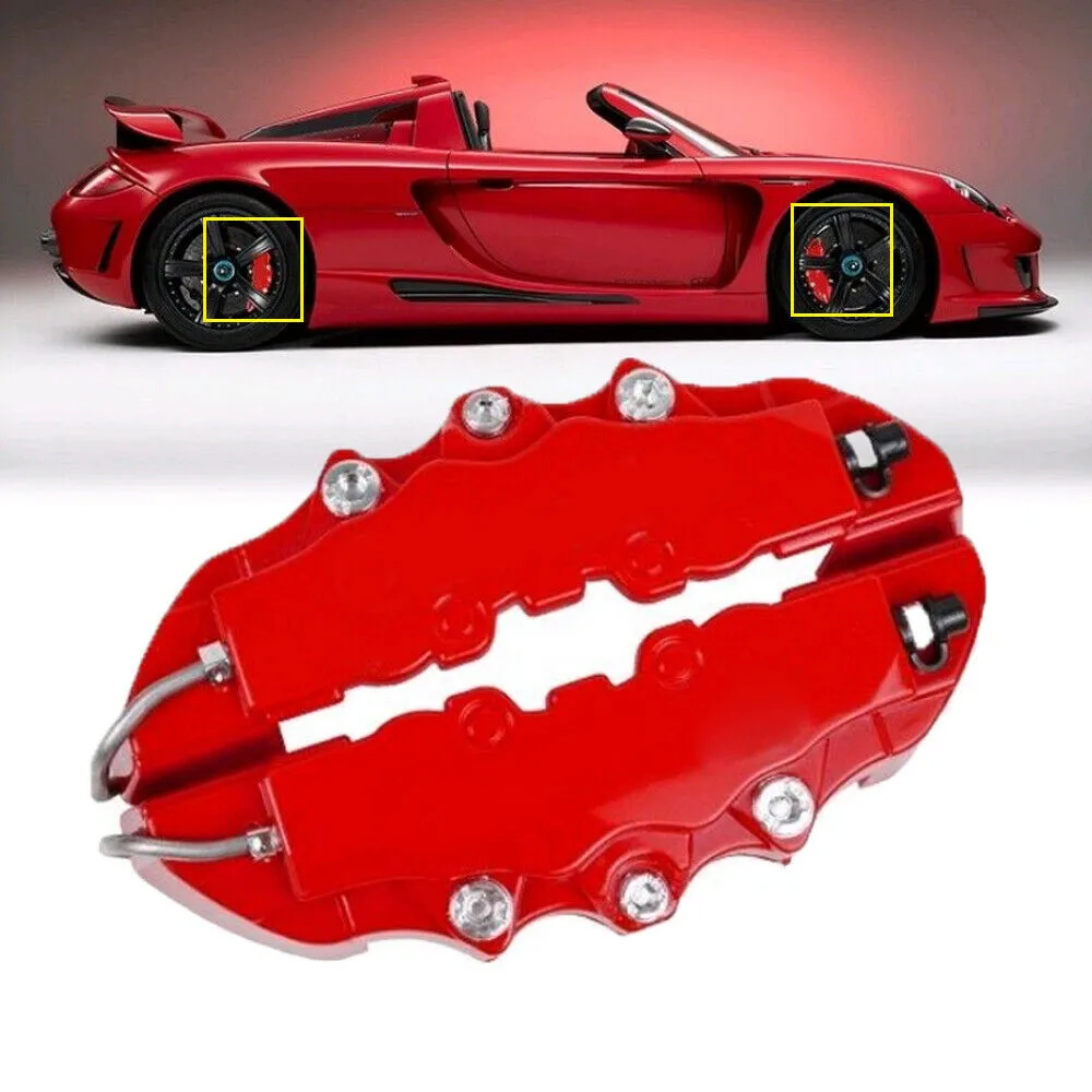 2PCS 3D Red Disc Brake Caliper Car Covers Front & Rear Kit Car Caliper Cover Accessories Universal
2PCS 3D Red Disc Brake Caliper Car Covers Front & Rear Kit Car Caliper Cover Accessories Universal