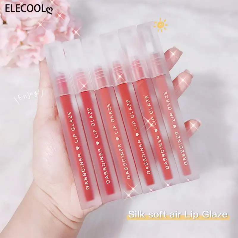 ELECOOL Milk Coffee Lip Gloss 6 Colors Matte Lipstick Waterproof Long Lasting Women Red Lip Tint Velvet Lip Glaze Cosmetics
ELECOOL Milk Coffee Lip Gloss 6 Colors Matte Lipstick Waterproof Long Lasting Women Red Lip Tint Velvet Lip Glaze Cosmetics