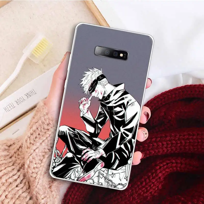 Jujutsu Kaisen Satoru Gojo anime Phone Case Transparent For Samsung Galaxy S A 5 7 8 9 2015 20 edge plus 10 e lite 2019 
Jujutsu Kaisen Satoru Gojo anime Phone Case Transparent For Samsung Galaxy S A 5 7 8 9 2015 20 edge plus 10 e lite 2019