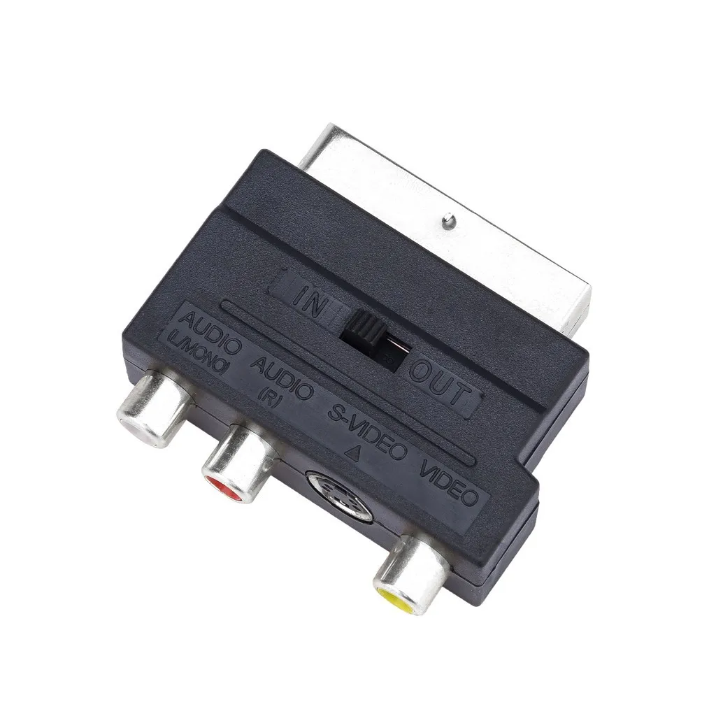 Лидер продаж заводская цена Переходник SCART блок AV на 3 фонокормовых композитных
