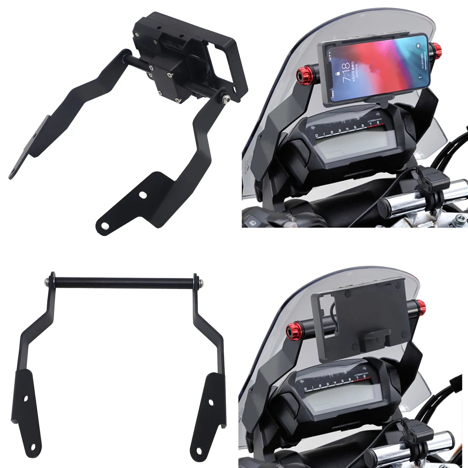 BLACK Stand Holder Phone Mobile Phone GPS Plate Bracket For NC700 2012-2013 NC750X 2014-2015 
BLACK Stand Holder Phone Mobile Phone GPS Plate Bracket For NC700 2012-2013 NC750X 2014-2015