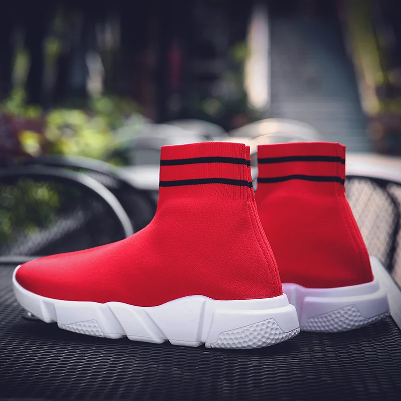 Breathable Boots Knitted Socks Boots Solid Lightweight Sneakers Casual Running Workout Vogue Shoes Couple Soft Footwear 35-45
Breathable Boots Knitted Socks Boots Solid Lightweight Sneakers Casual Running Workout Vogue Shoes Couple Soft Footwear 35-45