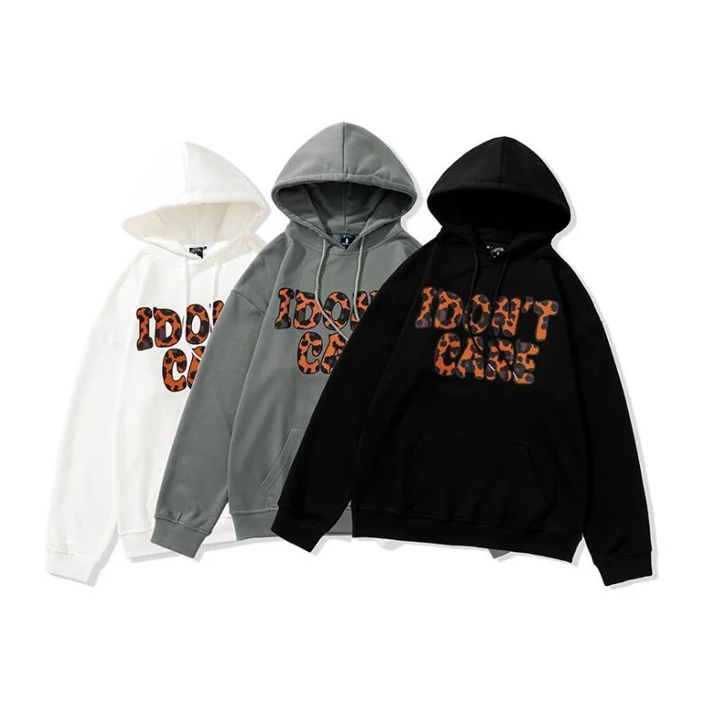 Men's hoodie sweatshirt oversized Man coat sweatshirts streatwear I DON'T CARE Leopard hoodie tracksuits women men hoodies
Men's hoodie sweatshirt oversized Man coat sweatshirts streatwear I DON'T CARE Leopard hoodie tracksuits women men hoodies