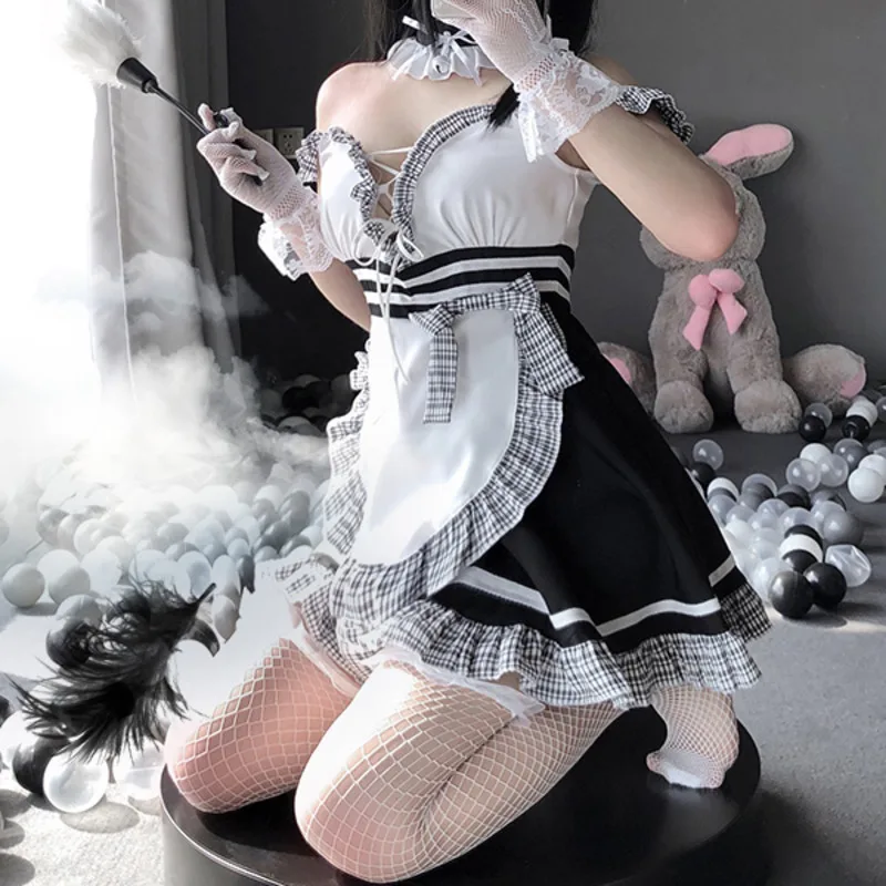 Сексуальная горничная Косплей костюмы кафе официантка эротический наряд для женщин парная сексуальвечерние Вечеринка Униформа Кисть Фарт...
Сексуальная горничная Косплей костюмы кафе официантка эротический наряд для женщин парная сексуальвечерние Вечеринка Униформа Кисть Фарт...