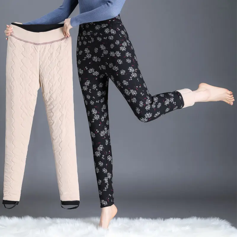 Women Plus Thick Velvet Warm Leggings Autumn Winter Fashion Female High Waist Slim Skinny Legging Ladies Casual Floral Pants R57
Women Plus Thick Velvet Warm Leggings Autumn Winter Fashion Female High Waist Slim Skinny Legging Ladies Casual Floral Pants R57