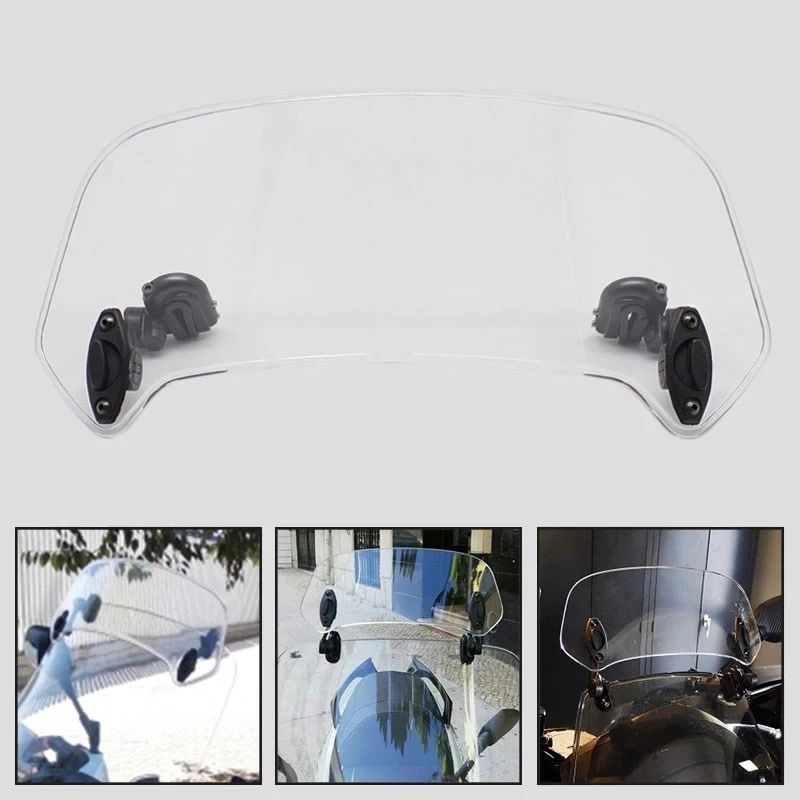 Motorcycle Windshield Risen Adjustable Wind Screen Spoiler Air Deflector For Honda Bmw Yamaha Kawasaki Suzuki
Motorcycle Windshield Risen Adjustable Wind Screen Spoiler Air Deflector For Honda Bmw Yamaha Kawasaki Suzuki